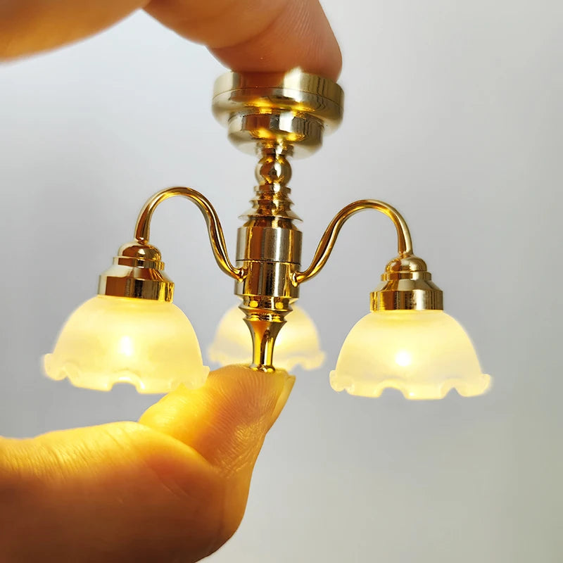 Miniature Golden Ceiling Lamp
