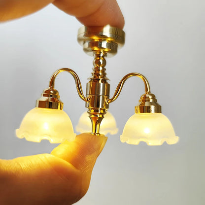 Miniature Golden Ceiling Lamp